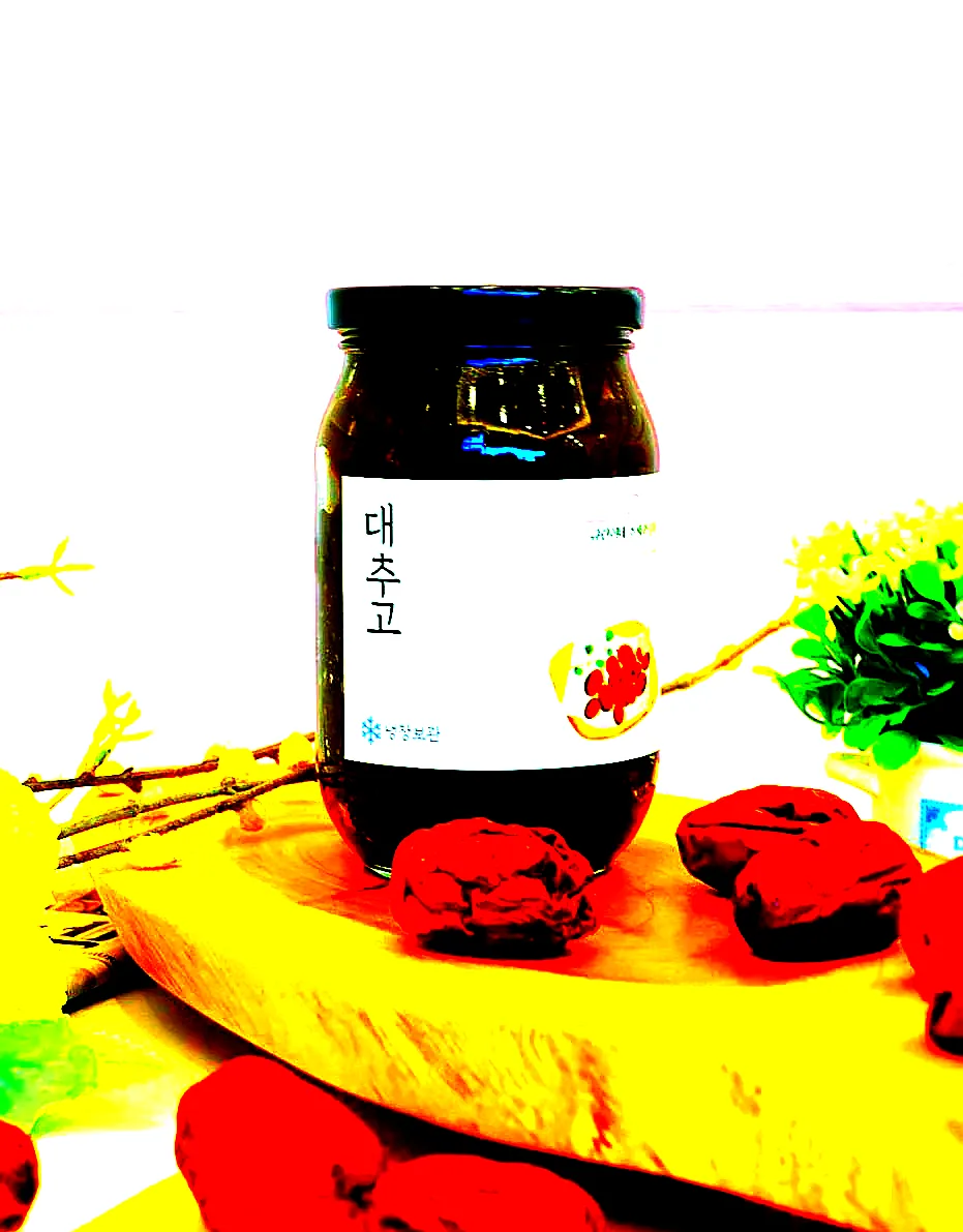 [무설탕] 국산 대추고 대추차 수제청 답례품 카페 선물 세트 300g 이미지 3